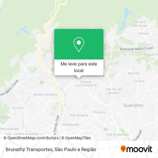 Brunathy Transportes mapa