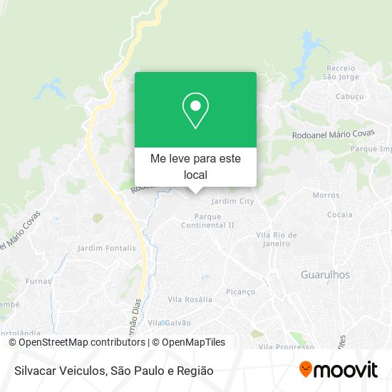 Silvacar Veiculos mapa
