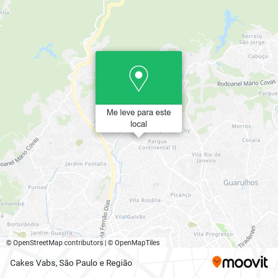 Cakes Vabs mapa