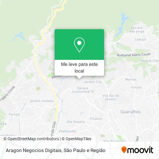 Aragon Negocios Digitais mapa