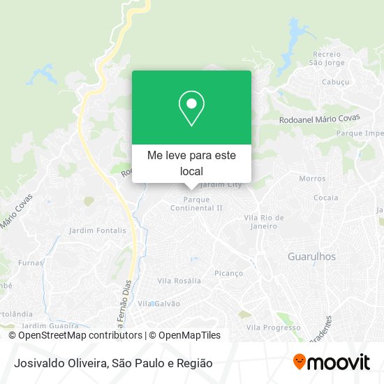 Josivaldo Oliveira mapa