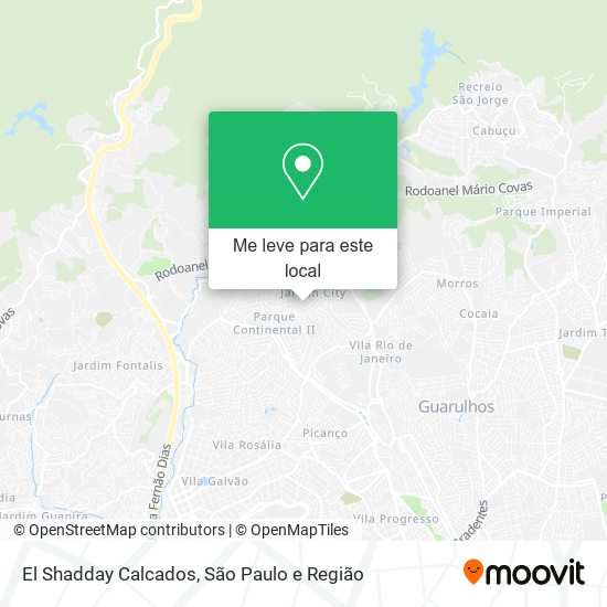 El Shadday Calcados mapa