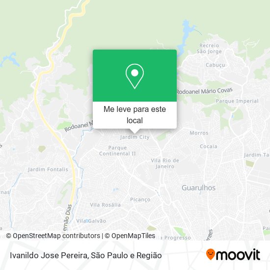 Ivanildo Jose Pereira mapa