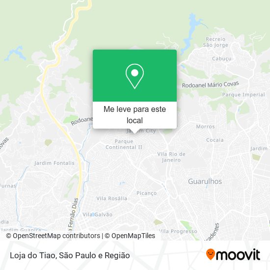 Loja do Tiao mapa