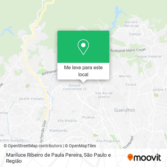 Mariluce Ribeiro de Paula Pereira mapa