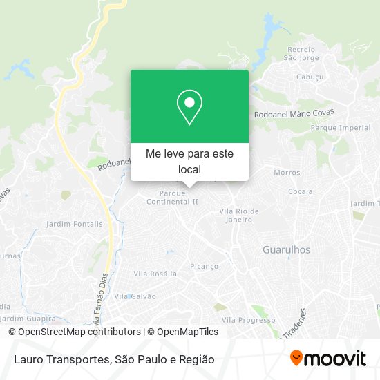 Lauro Transportes mapa