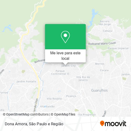 Dona Amora mapa