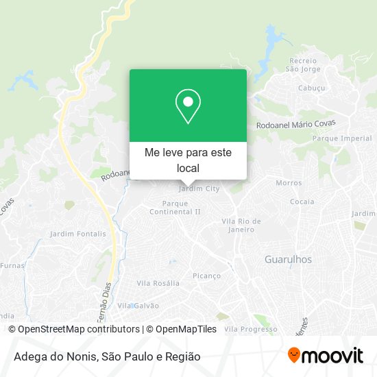 Adega do Nonis mapa