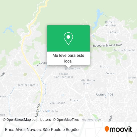Erica Alves Novaes mapa