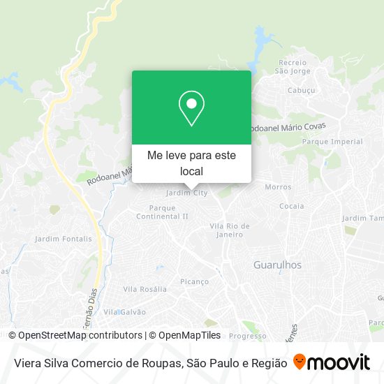 Viera Silva Comercio de Roupas mapa