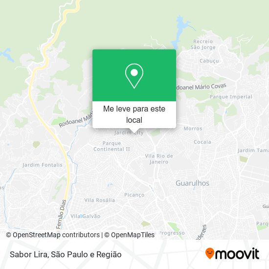 Sabor Lira mapa