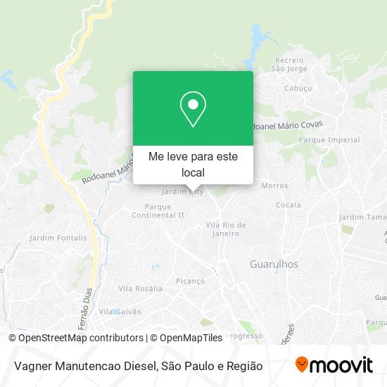 Vagner Manutencao Diesel mapa