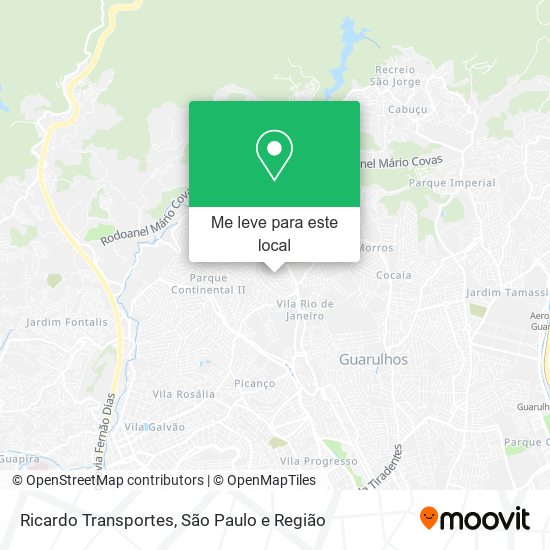 Ricardo Transportes mapa