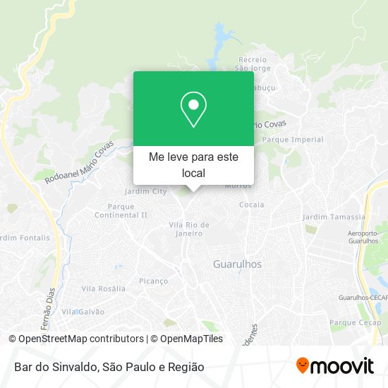 Bar do Sinvaldo mapa