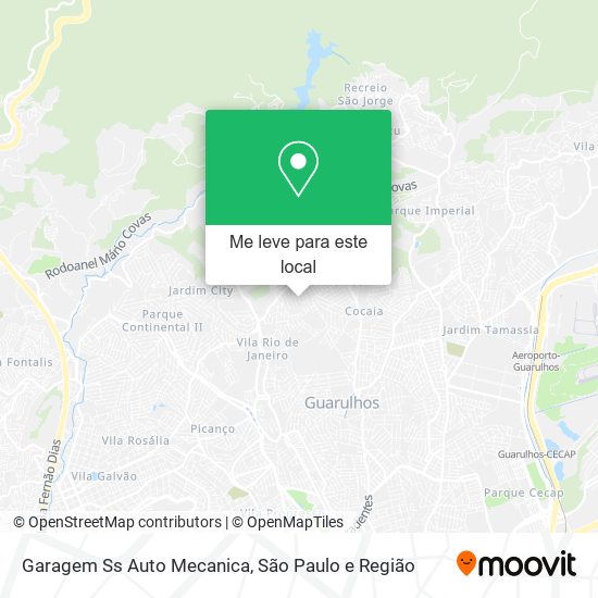 Garagem Ss Auto Mecanica mapa