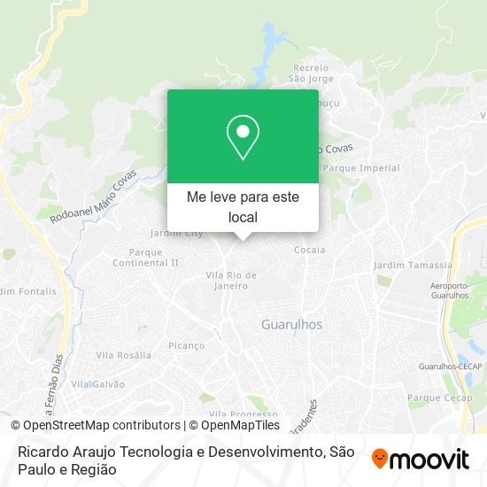 Ricardo Araujo Tecnologia e Desenvolvimento mapa