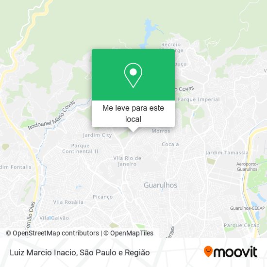 Luiz Marcio Inacio mapa