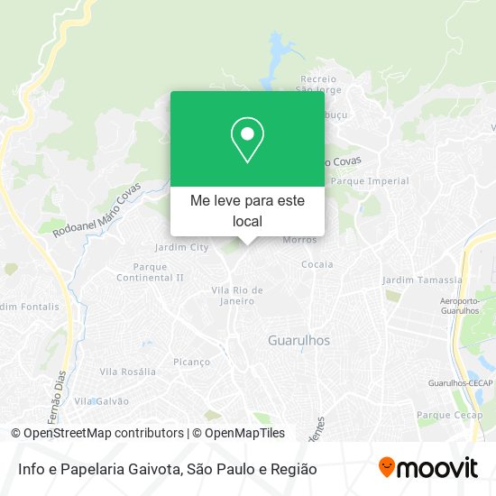 Info e Papelaria Gaivota mapa