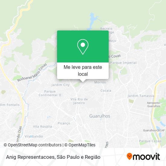 Anig Representacoes mapa