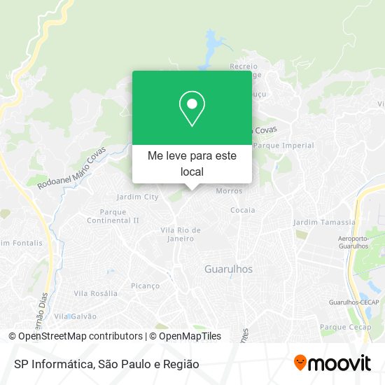 SP Informática mapa