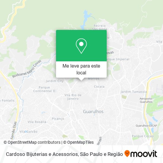 Cardoso Bijuterias e Acessorios mapa