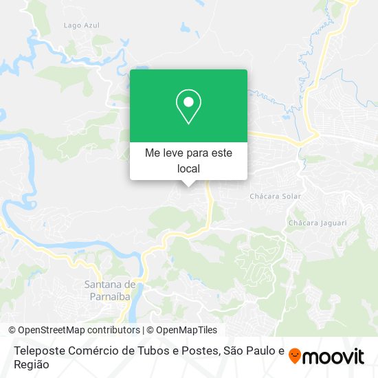 Teleposte Comércio de Tubos e Postes mapa