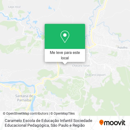 Caramelo Escola de Educação Infantil Sociedade Educacional Pedagógica mapa