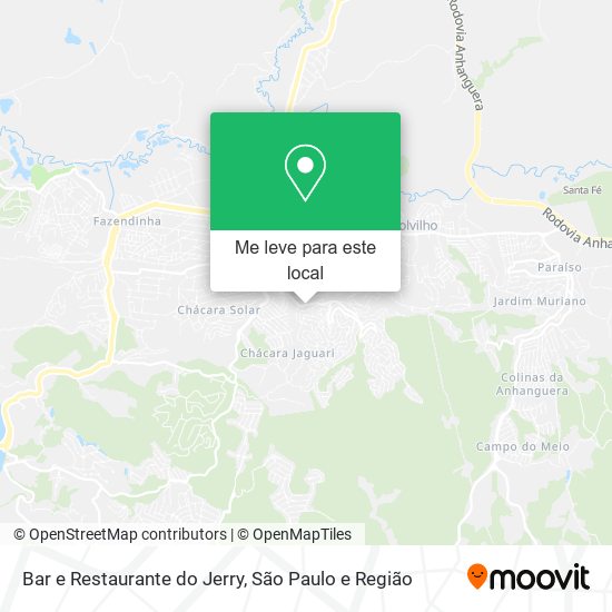 Bar e Restaurante do Jerry mapa