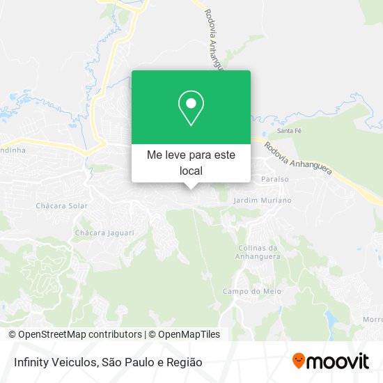 Infinity Veiculos mapa