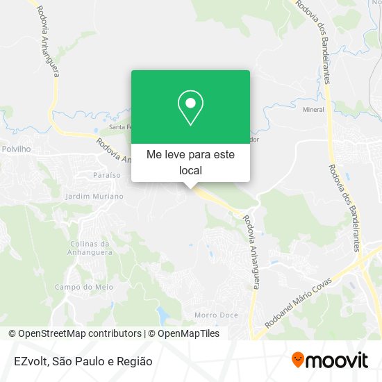 EZvolt mapa