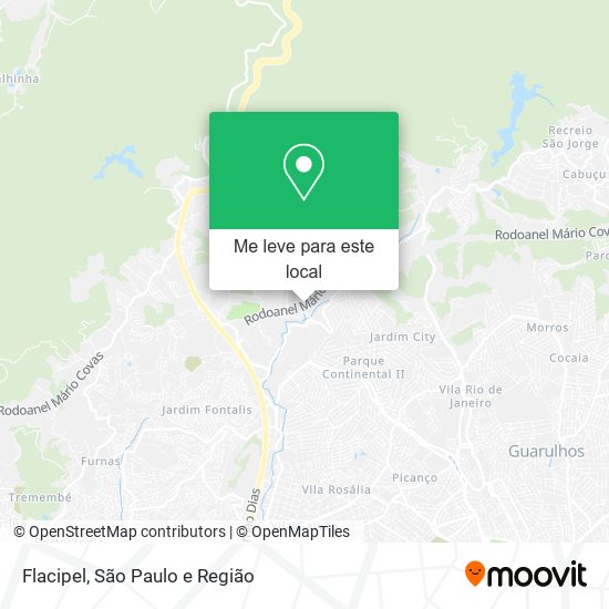 Flacipel mapa