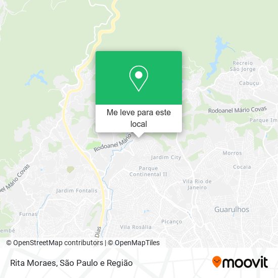 Rita Moraes mapa