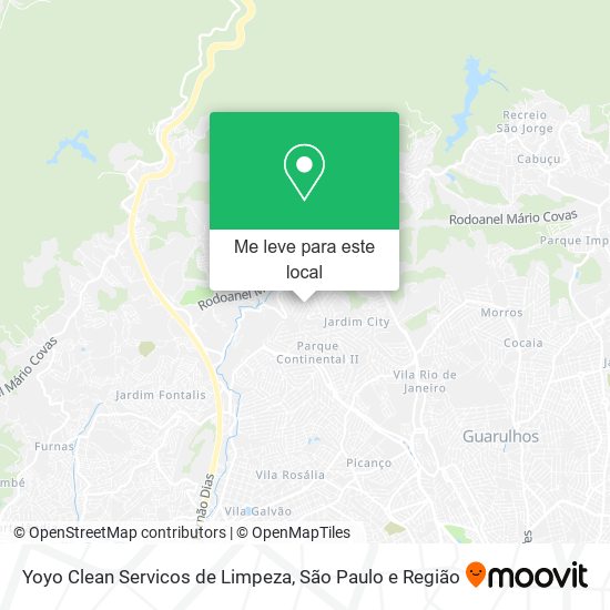 Yoyo Clean Servicos de Limpeza mapa