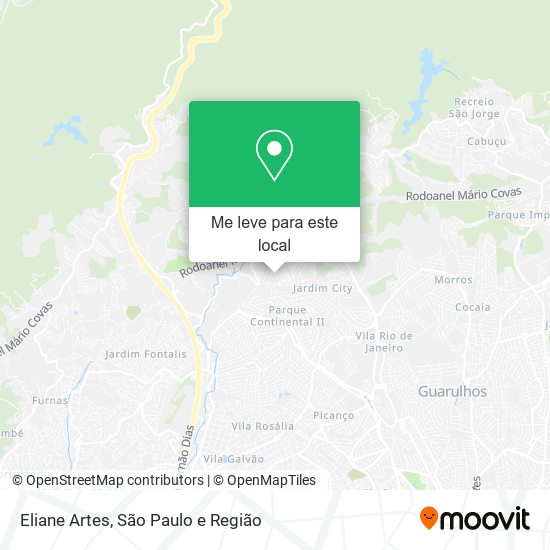 Eliane Artes mapa