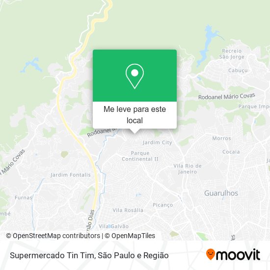 Supermercado Tin Tim mapa