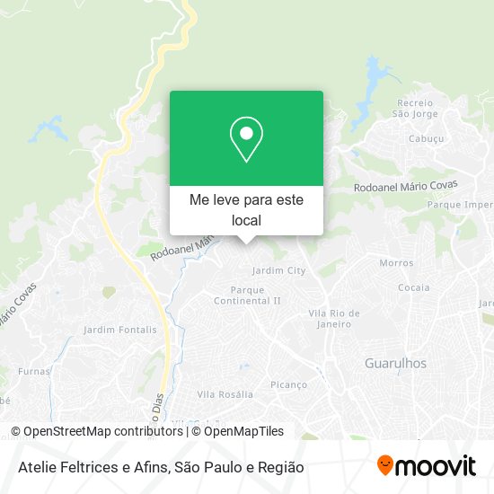Atelie Feltrices e Afins mapa