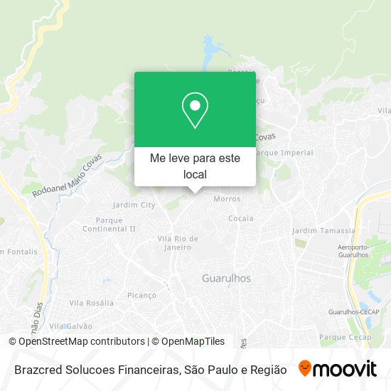 Brazcred Solucoes Financeiras mapa