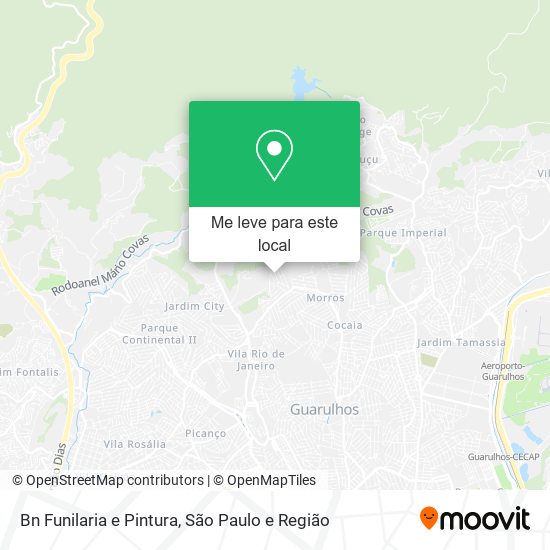 Bn Funilaria e Pintura mapa