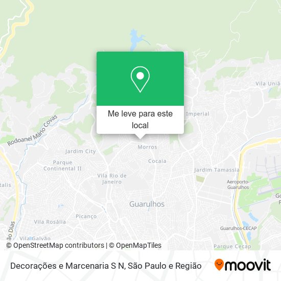 Decorações e Marcenaria S N mapa