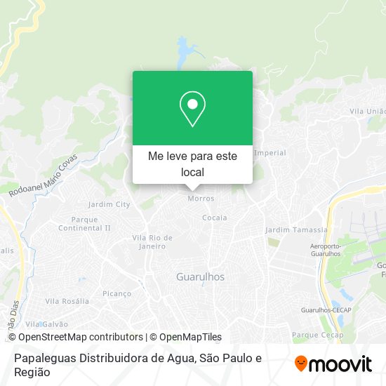 Papaleguas Distribuidora de Agua mapa