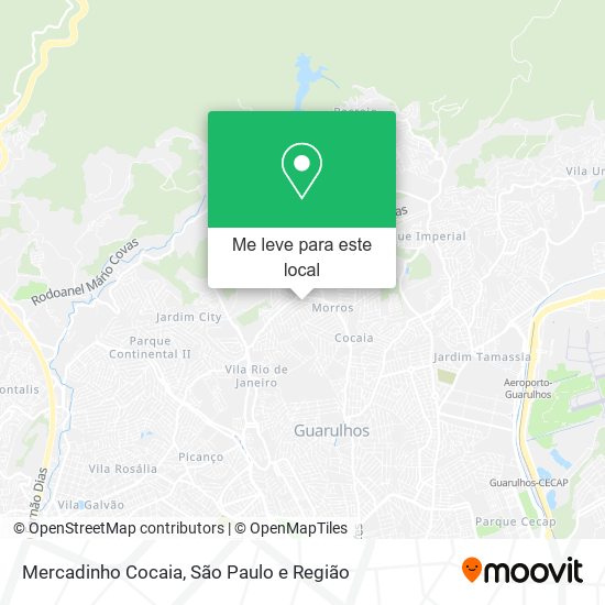 Mercadinho Cocaia mapa