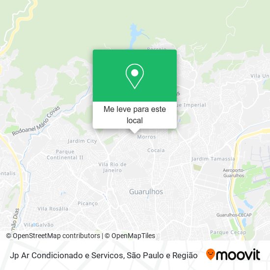 Jp Ar Condicionado e Servicos mapa