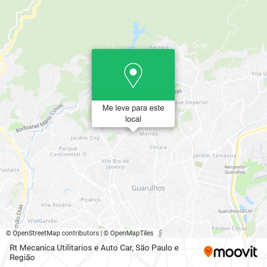 Rt Mecanica Utilitarios e Auto Car mapa