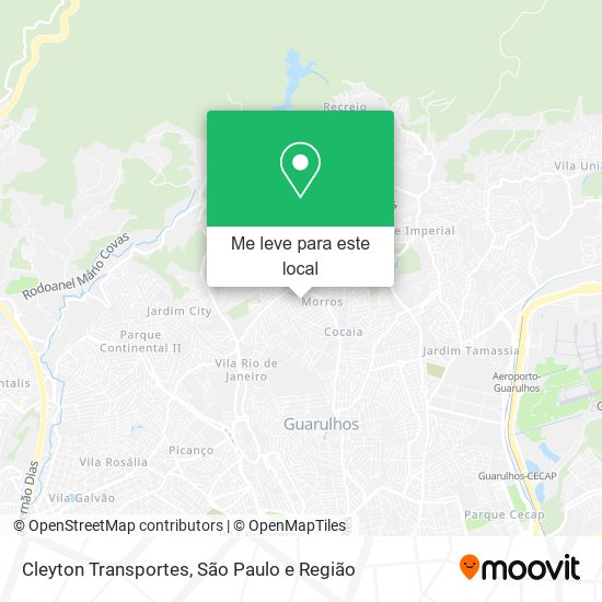 Cleyton Transportes mapa