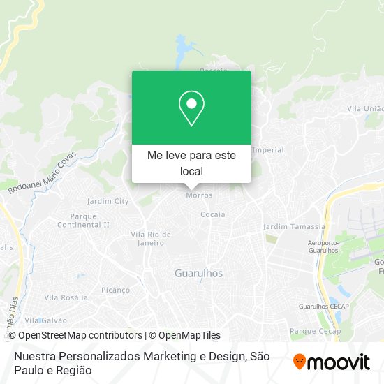 Nuestra Personalizados Marketing e Design mapa