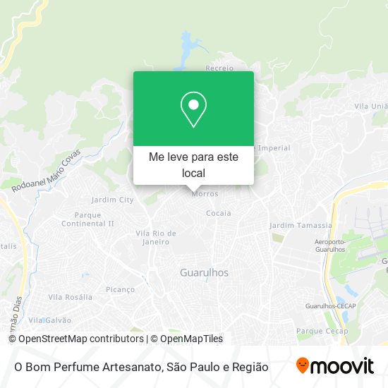 O Bom Perfume Artesanato mapa