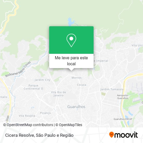 Cicera Resolve mapa