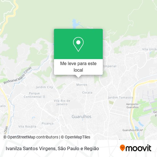 Ivanilza Santos Virgens mapa