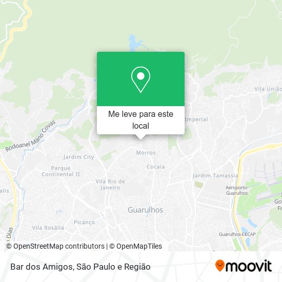 Bar dos Amigos mapa