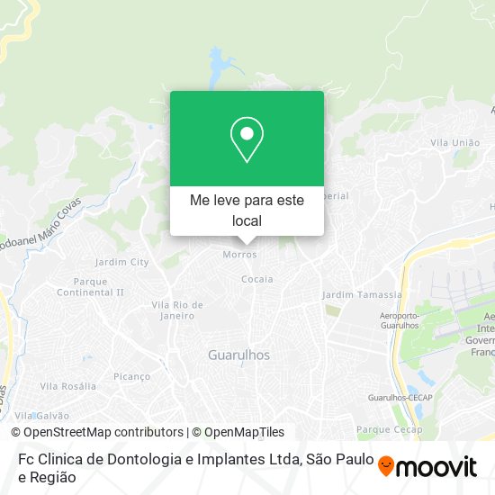 Fc Clinica de Dontologia e Implantes Ltda mapa